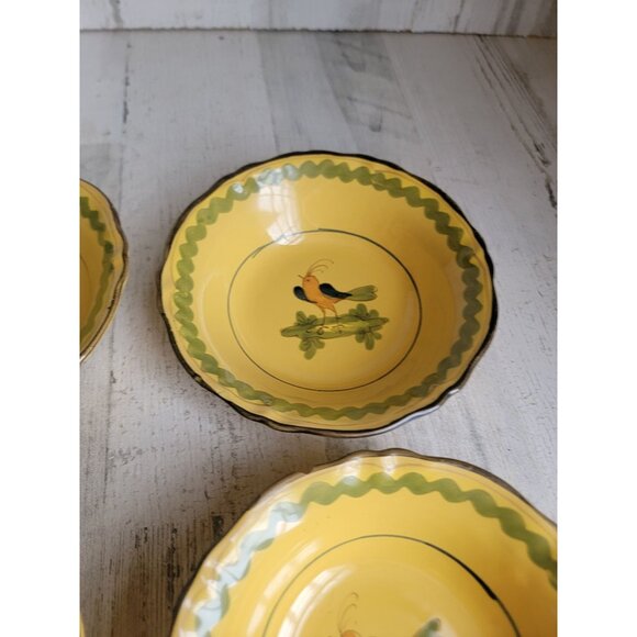 Vintage Italian‎ bird Robin Italy bowl home decor soup set - Picture 5 of 9